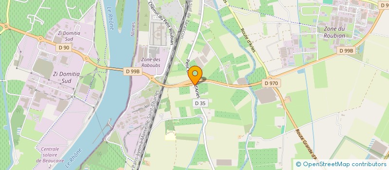 localisation de l'entreprise PCM  ARLES