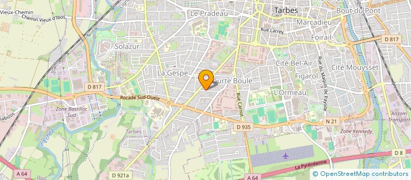 localisation de l'entreprise PCM BECERRA  TARBES