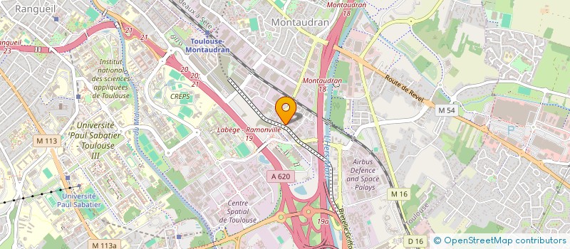 localisation de l'entreprise PCM ENGINEERING à TOULOUSE