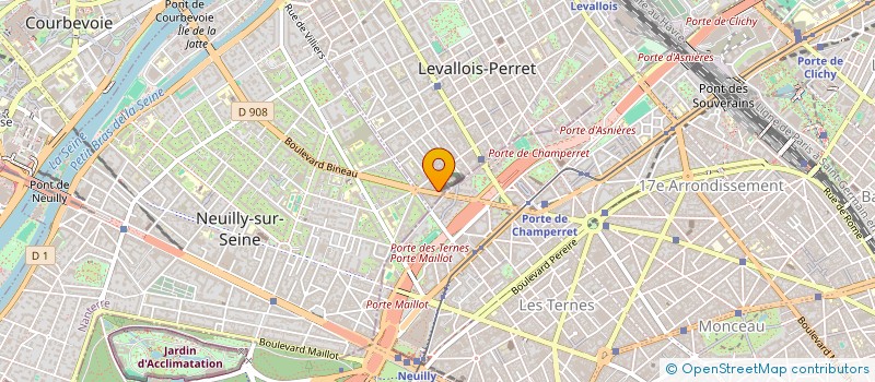 localisation de l'entreprise PCM EUROPE à LEVALLOIS-PERRET
