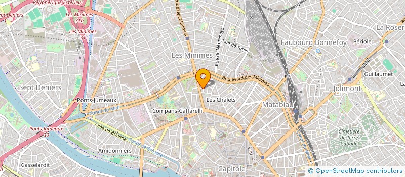 localisation de l'entreprise PCM INVEST  TOULOUSE
