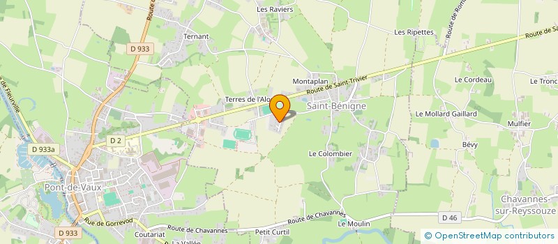 localisation de l'entreprise PCM PDV à SAINT-BENIGNE
