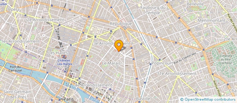 localisation de l'entreprise PCM SOJAMAR à PARIS