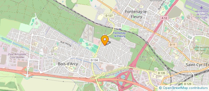 localisation de l'entreprise PCM-TRANSITION  BOIS-D'ARCY