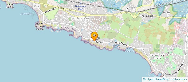 localisation de l'entreprise PCM2  BATZ-SUR-MER