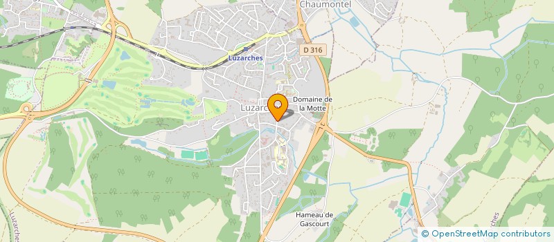 localisation de l'entreprise PCMA à LUZARCHES