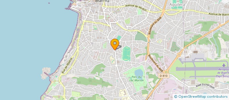 localisation de l'entreprise PCMA OPTIQUE à BIARRITZ