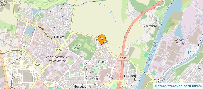 localisation de l'entreprise PCMG IMMO à HEROUVILLE-SAINT-CLAIR
