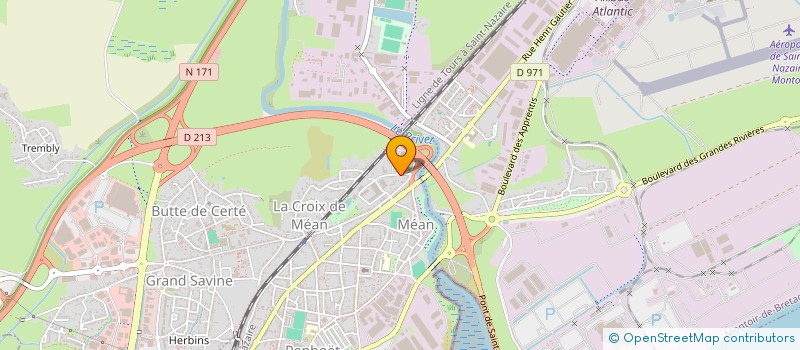 localisation de l'entreprise PCMI  SAINT-NAZAIRE