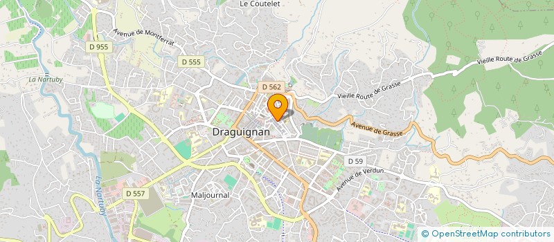 localisation de l'entreprise PCMT SASU  DRAGUIGNAN