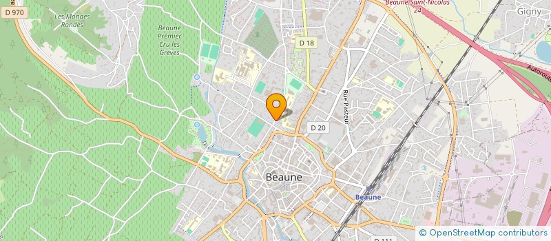 localisation de l'entreprise PCN AUTOMOBILES à BEAUNE