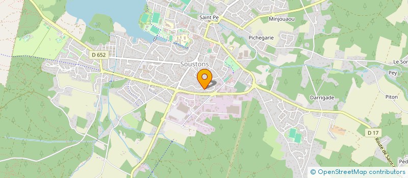 localisation de l'entreprise PCN WEB TV PRODUCTION à SOUSTONS