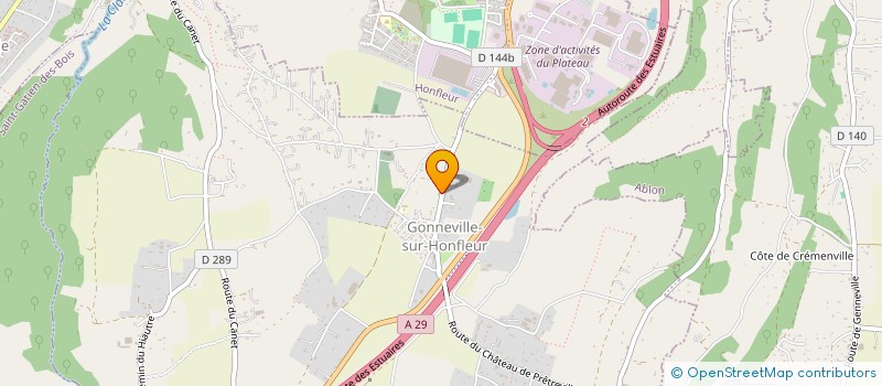 localisation de l'entreprise PCNA  GONNEVILLE-SUR-HONFLEUR