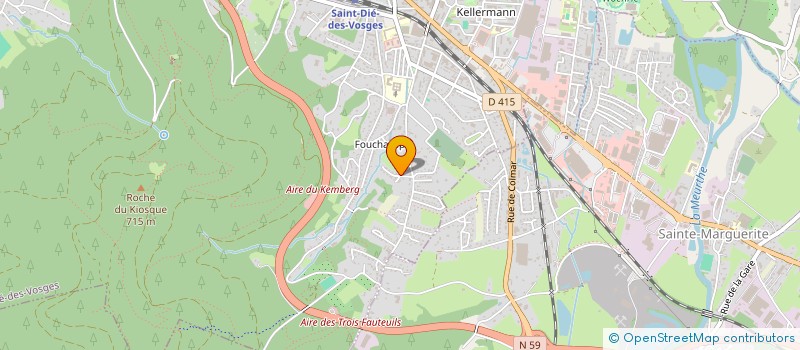localisation de l'entreprise PCNE à SAINT DIE DES VOSGES