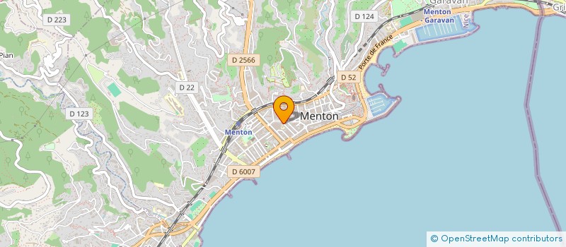 localisation de l'entreprise PCNETFORMATION  MENTON
