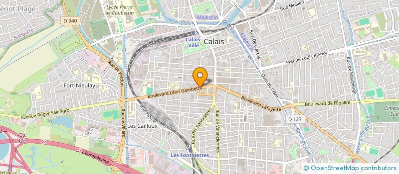 localisation de l'entreprise PCNS  CALAIS