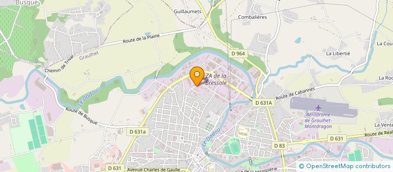 localisation de l'entreprise PCO  GRAULHET