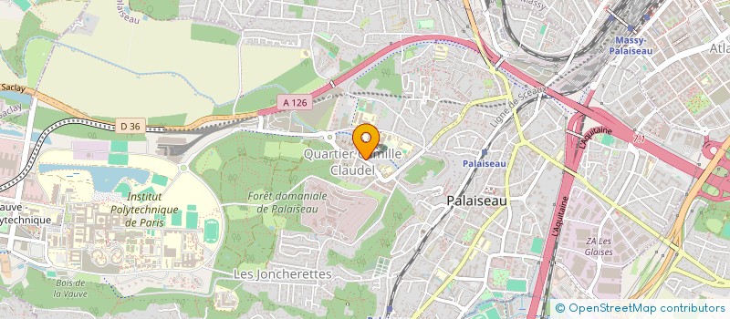 localisation de l'entreprise PCO INVEST à PALAISEAU
