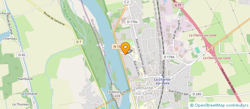 localisation de l'entreprise PCOMPAGNIE à LA CHARITE-SUR-LOIRE