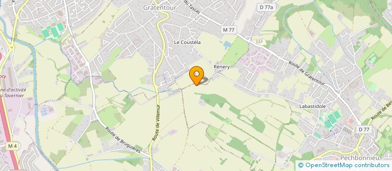 localisation de l'entreprise PCP  CASTELGINEST