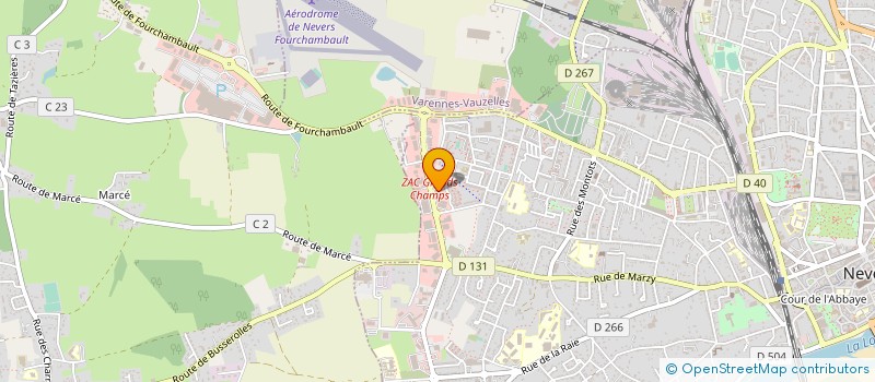localisation de l'entreprise PCP à NEVERS