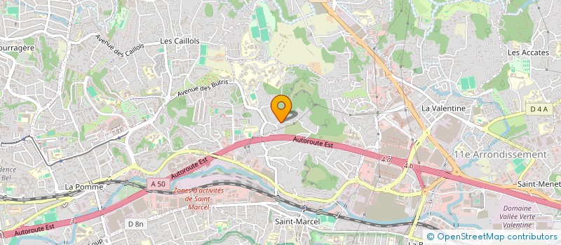 localisation de l'entreprise PCP à MARSEILLE