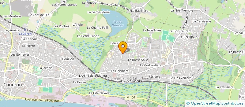 localisation de l'entreprise PCP à COUERON