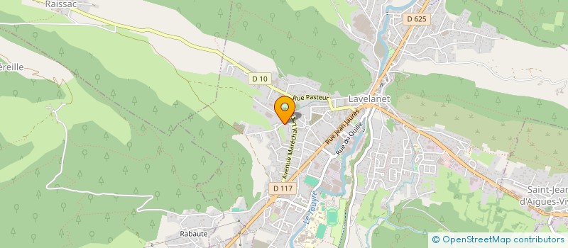 localisation de l'entreprise PCP AMENAGEMENT à LAVELANET