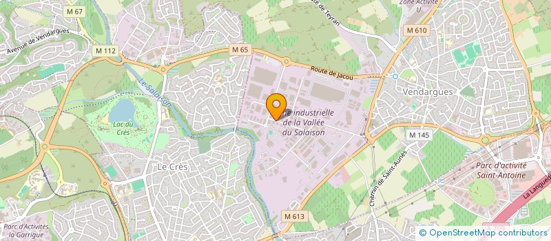 localisation de l'entreprise PCP CONSEIL à VENDARGUES