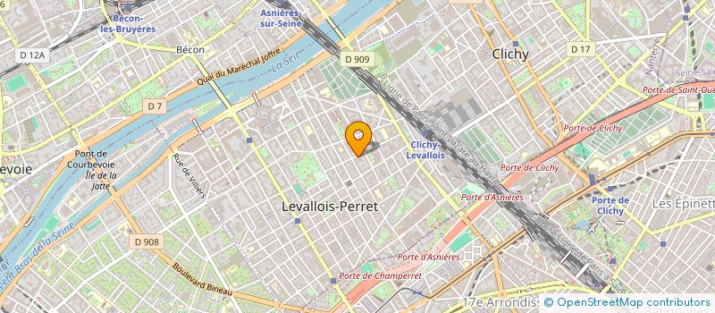 localisation de l'entreprise PCP GROUP à LEVALLOIS-PERRET