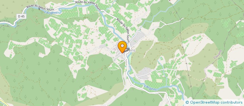 localisation de l'entreprise PCP MESONEE à CORRENS