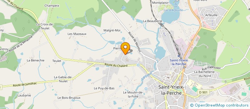 localisation de l'entreprise PCR à SAINT-YRIEIX-LA-PERCHE