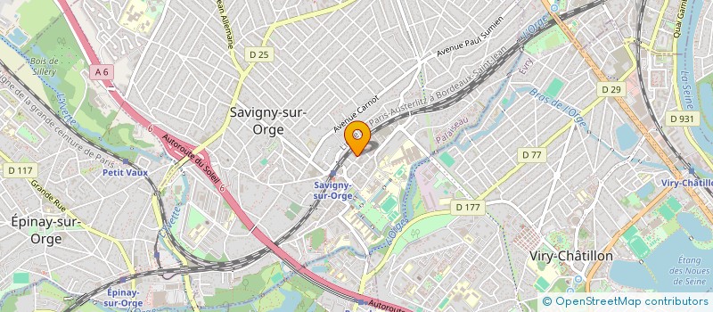 localisation de l'entreprise PCR à SAVIGNY-SUR-ORGE