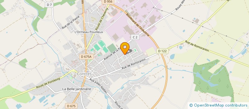 localisation de l'entreprise PCR  LE CONTROIS-EN-SOLOGNE