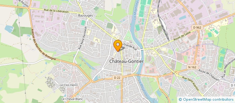 localisation de l'entreprise PCR  CHATEAU-GONTIER-SUR-MAYENNE