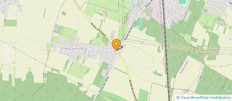 localisation de l'entreprise PCR  CHEPTAINVILLE