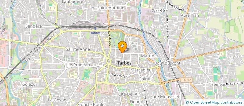 localisation de l'entreprise PCR COMMUNICATION  TARBES