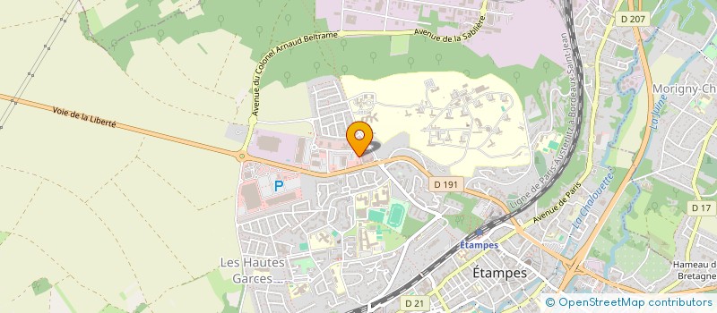 localisation de l'entreprise PCR CUISINES à ETAMPES