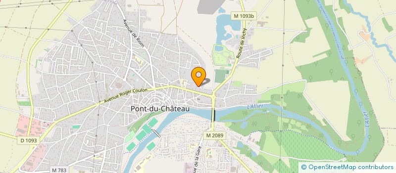 localisation de l'entreprise PCR MAURIN  PONT-DU-CHATEAU