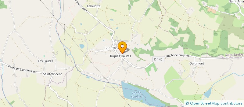 localisation de l'entreprise PCROCO  LACEPEDE