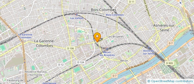 localisation de l'entreprise PCS 2.0 à BOIS-COLOMBES