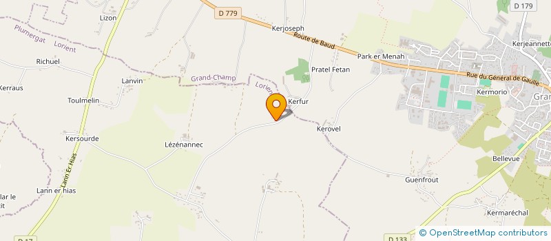 localisation de l'entreprise PCS  PLUMERGAT