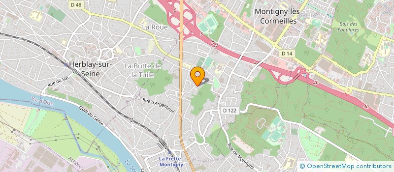 localisation de l'entreprise PCS à MONTIGNY-LES-CORMEILLES