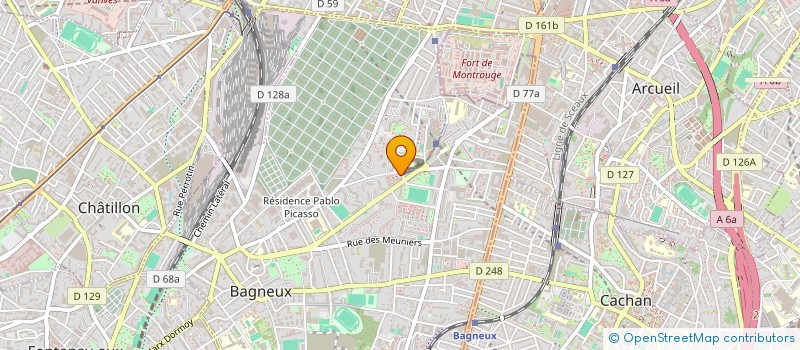 localisation de l'entreprise PCS 92 à BAGNEUX