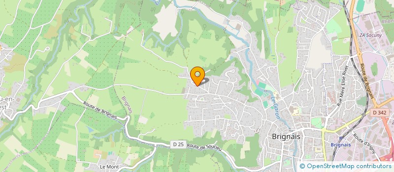 localisation de l'entreprise PCS AQUEDUCS  CHAPONOST