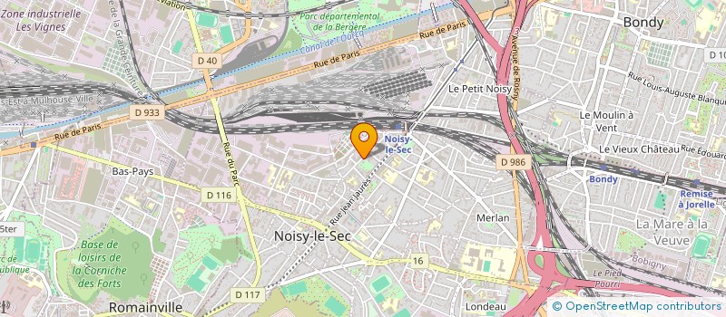 localisation de l'entreprise PCS ENTREPRISE à NOISY-LE-SEC