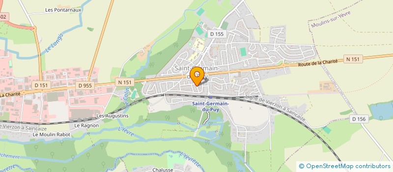 localisation de l'entreprise PCS SAINT-GERMAIN-DU-PUY  SAINT-GERMAIN-DU-PUY