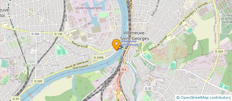 localisation de l'entreprise PCS SARL à VILLENEUVE-LE-ROI