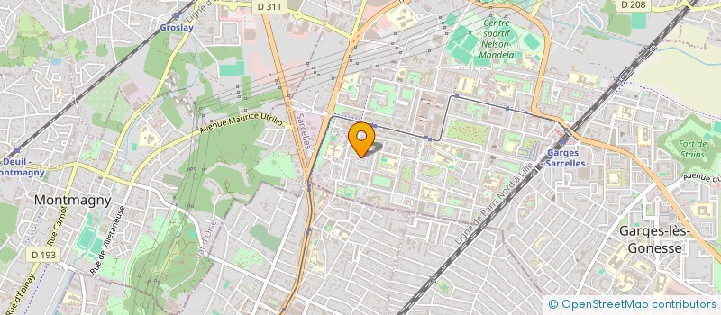 localisation de l'entreprise PCS SERVICES  SARCELLES