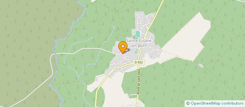 localisation de l'entreprise PCS SUD-OUEST  SAINTE-EULALIE-EN-BORN